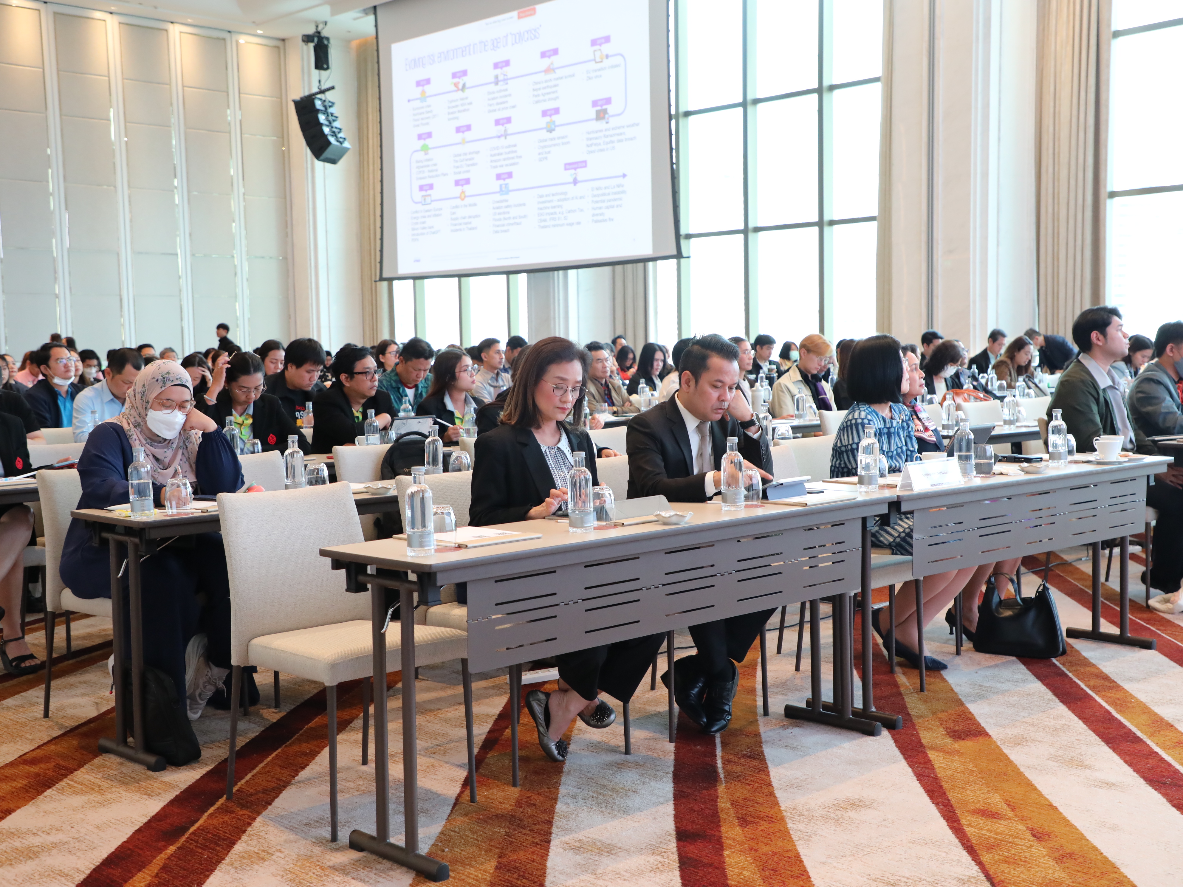 สำนักงานคณะกรรมการนโยบายรัฐวิสาหกิจจัดการสัมมนาและอบรมให้ความรู้ความเข้าใจเกี่ยวกับหลักเกณฑ์  แนวปฏิบัติ และคู่มือปฏิบัติเกี่ยวกับการบริหารความเสี่ยงและการควบคุมภายในสำหรับรัฐวิสาหกิจ ปี 2568