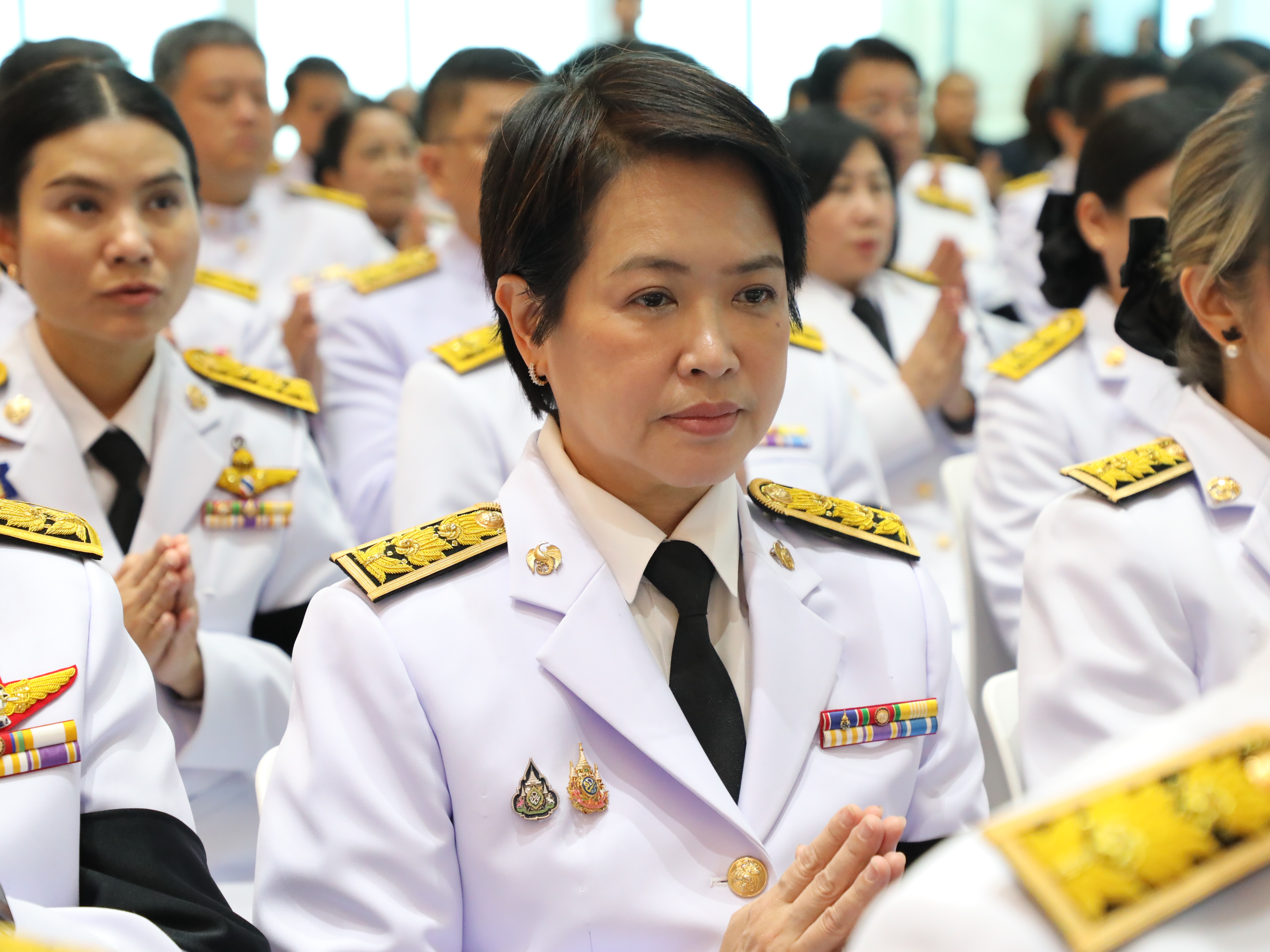 สำนักงานคณะกรรมการนโยบายรัฐวิสาหกิจ เข้าร่วมพิธีบำเพ็ญกุศลปัณรสมวาร (ครบ 15 วัน) เพื่ออุทิศถวายเป็นพระราชกุศลแด่สมเด็จพระเจ้าลูกเธอ เจ้าฟ้าพัชรกิติยาภา นเรนทิราเทพยวดี กรมหลวงราชสาริณีสิริพัชร มหาวัชรราชธิดา