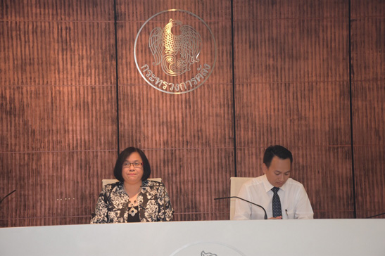 สคร. แถลงข่าวแจงหุ้นในกลุ่มเดวิส 4 บริษัท ที่ได้มาจากการโอนมาจาก ปปง.