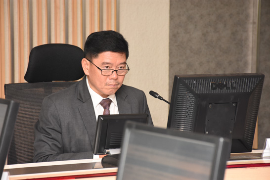 นายอำนวย ปรีมนวงศ์ รองปลัดกระทรวงการคลัง ประธานการประชุม