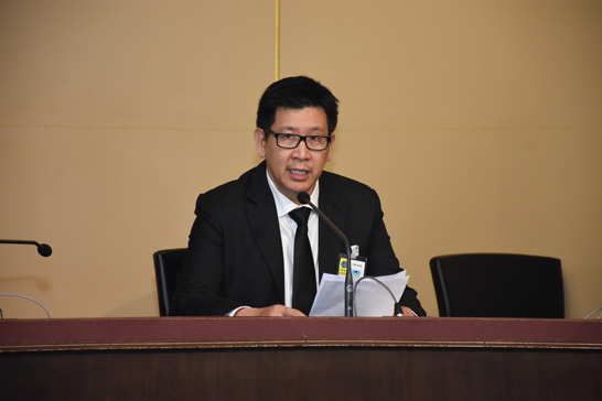ผอ. สคร. แถลงข่าวการประชุม คนร. ครั้งที่ 3/2559