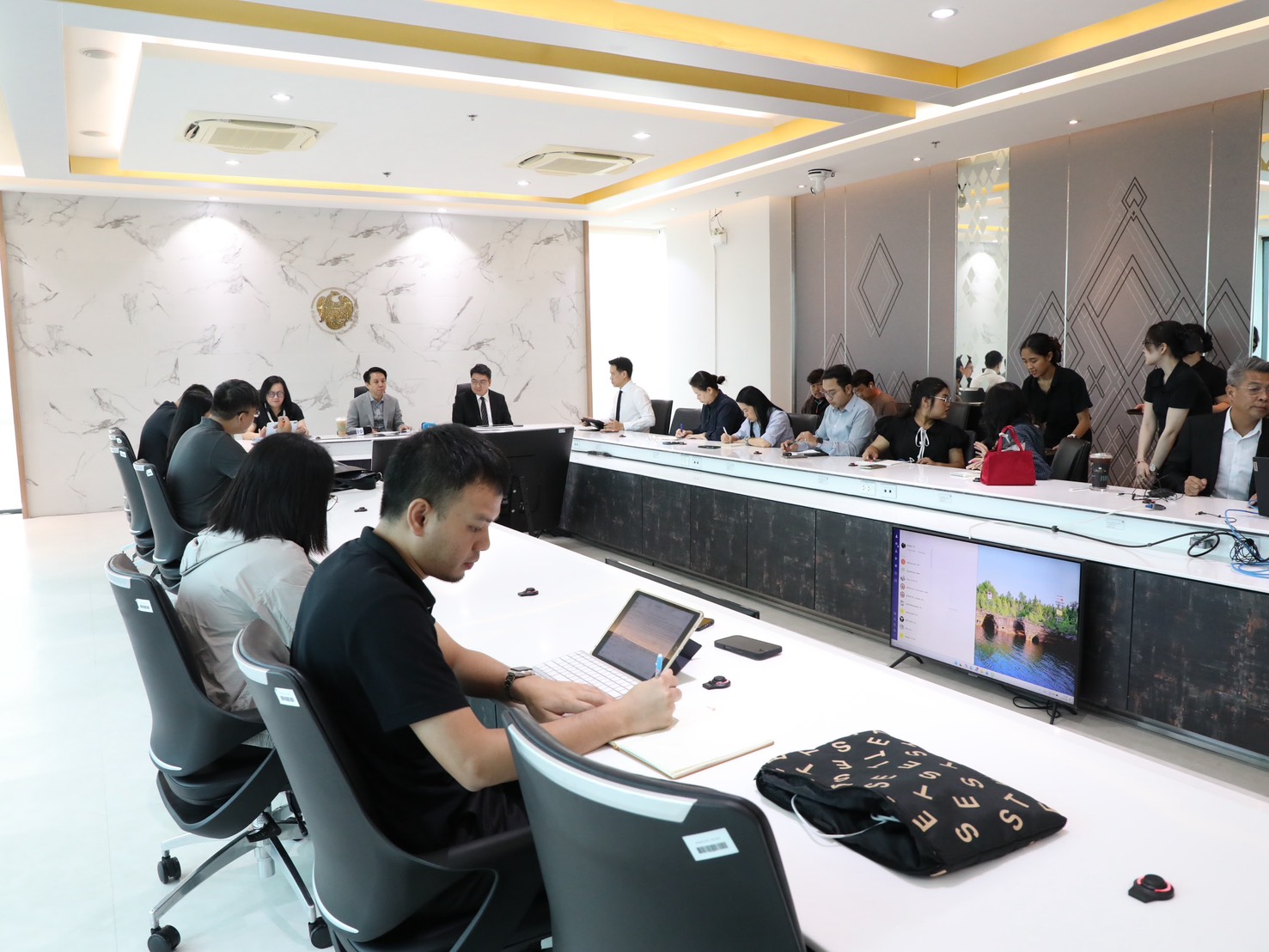 สำนักงานคณะกรรมการนโยบายรัฐวิสาหกิจ จัดงานแถลงข่าวผลการดำเนินงานของ สคร. ประจำปีงบประมาณ พ.ศ. 2569 เพื่อเผยแพร่ผลการดำเนินงานและความก้าวหน้าในการขับเคลื่อนนโยบายด้านรัฐวิสาหกิจ