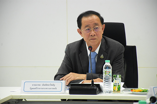 รัฐมนตรีว่าการกระทรวงการคลังพร้อมคณะเข้าตรวจเยี่ยม สคร.