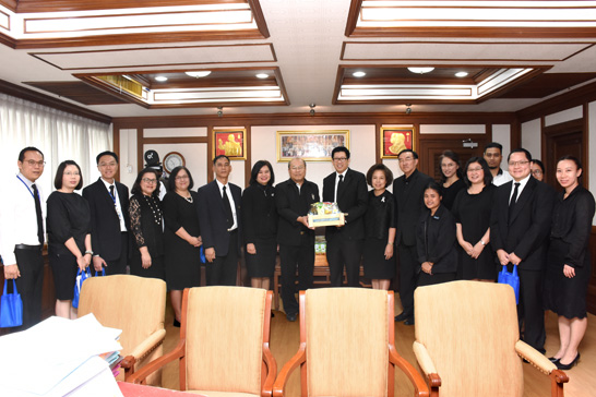 สคร. ร่วมอวยพรปีใหม่ 2560 แด่นายพิศิษฐ์ ลีลาวชิโรภาส ผู้ว่าการตรวจเงินแผ่นดิน