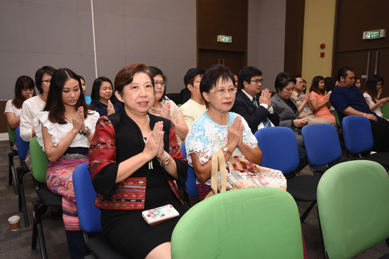 บรรยากาศพิธีสงฆ์ เนื่องในงานวันคล้ายวันสถาปนาครบรอบ 14 ปี