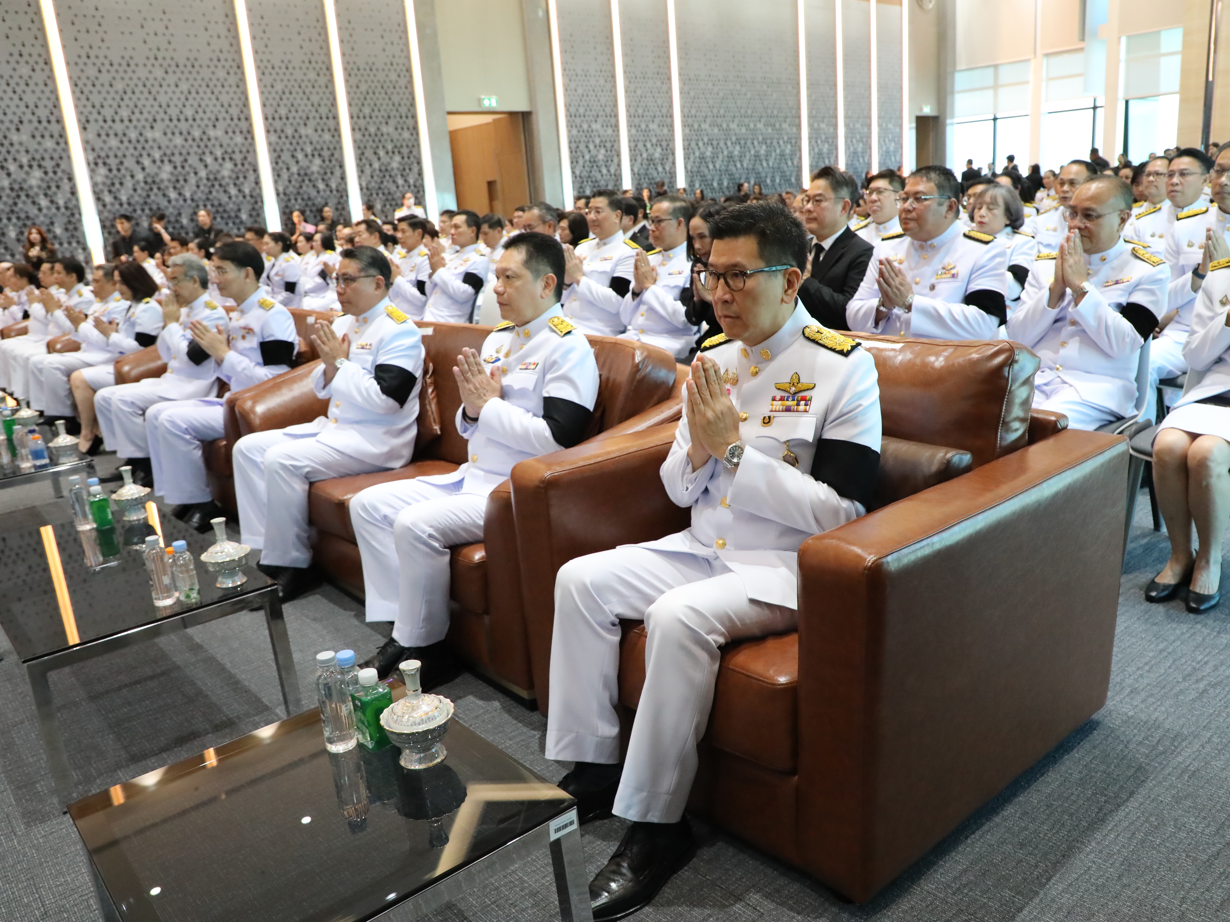 สำนักงานคณะกรรมการนโยบายรัฐวิสาหกิจ เข้าร่วมในพิธีบำเพ็ญกุศลสัตตมวาร (ครบ 7 วัน) เพื่ออุทิศถวายเป็นพระราชกุศลแด่สมเด็จพระเจ้าลูกเธอ เจ้าฟ้าพัชรกิติยาภา นเรนทิราเทพยวดี กรมหลวงราชสาริณีสิริพัชร มหาวัชรราชธิดา