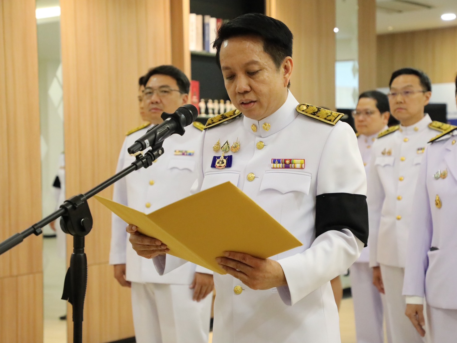สำนักงานคณะกรรมการนโยบายรัฐวิสาหกิจ จัดพิธีลงนามถวายพระพรชัยมงคล พระบาทสมเด็จพระเจ้าอยู่หัว เเละพิธีถวายสัตย์ปฏิญาณเพื่อเป็นข้าราชการที่ดีเเละพลังของเเผ่นดิน เนื่องในโอกาสวันเฉลิมพระชนมพรรษา 28 กรกฎาคม 2569