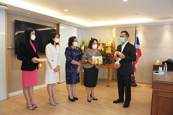 สคร. ร่วมอวยพรและขอพรปีใหม่ 2565 ผู้บริหารระดับสูงกระทรวงการคลัง