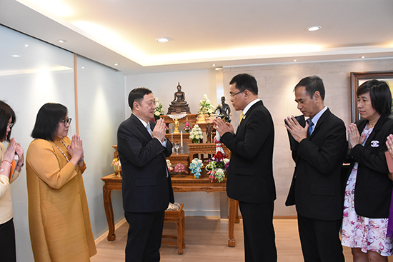 สคร. ร่วมอวยพรและขอพรปีใหม่ 2563 ผู้บริหารระดับสูงกระทรวงการคลัง