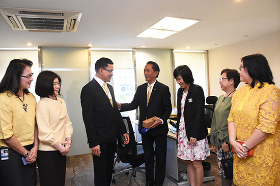 สคร. ร่วมอวยพรและขอพรปีใหม่ 2563 ผู้บริหารระดับสูงกระทรวงการคลัง