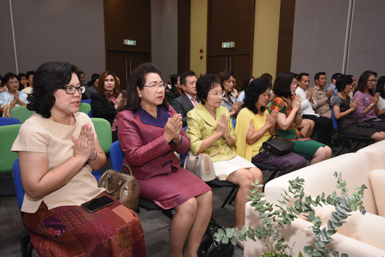 บรรยากาศพิธีสงฆ์ เนื่องในงานวันคล้ายวันสถาปนาครบรอบ 14 ปี