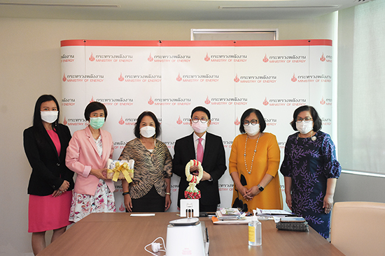 สคร. ร่วมอวยพรและขอพรปีใหม่ 2565 ปลัดกระทรวงพลังงาน