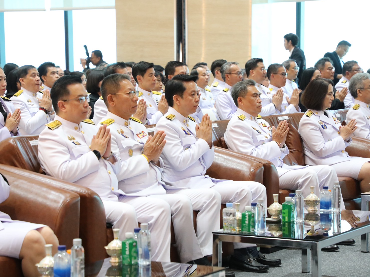 สำนักงานคณะกรรมการนโยบายรัฐวิสาหกิจ เข้าร่วมในพิธีบำเพ็ญกุศลสัตตมวาร (ครบ 7 วัน) เพื่ออุทิศถวายเป็นพระราชกุศลแด่สมเด็จพระเจ้าลูกเธอ เจ้าฟ้าพัชรกิติยาภา นเรนทิราเทพยวดี กรมหลวงราชสาริณีสิริพัชร มหาวัชรราชธิดา