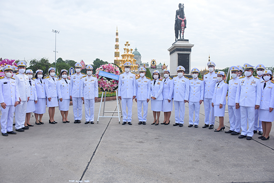 สคร. เข้าร่วมพิธีวางพวงมาลาถวายสักการะพระบรมราชานุสาวรีย์รัชกาลที่ 5 เนื่องในวันปิยมหาราช