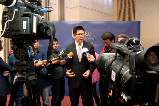 สคร. จัดแถลงข่าวเพื่อทำความเข้าใจกับสื่อมวลชน ถึงหลักเกณฑ์ PPP ใน EEC