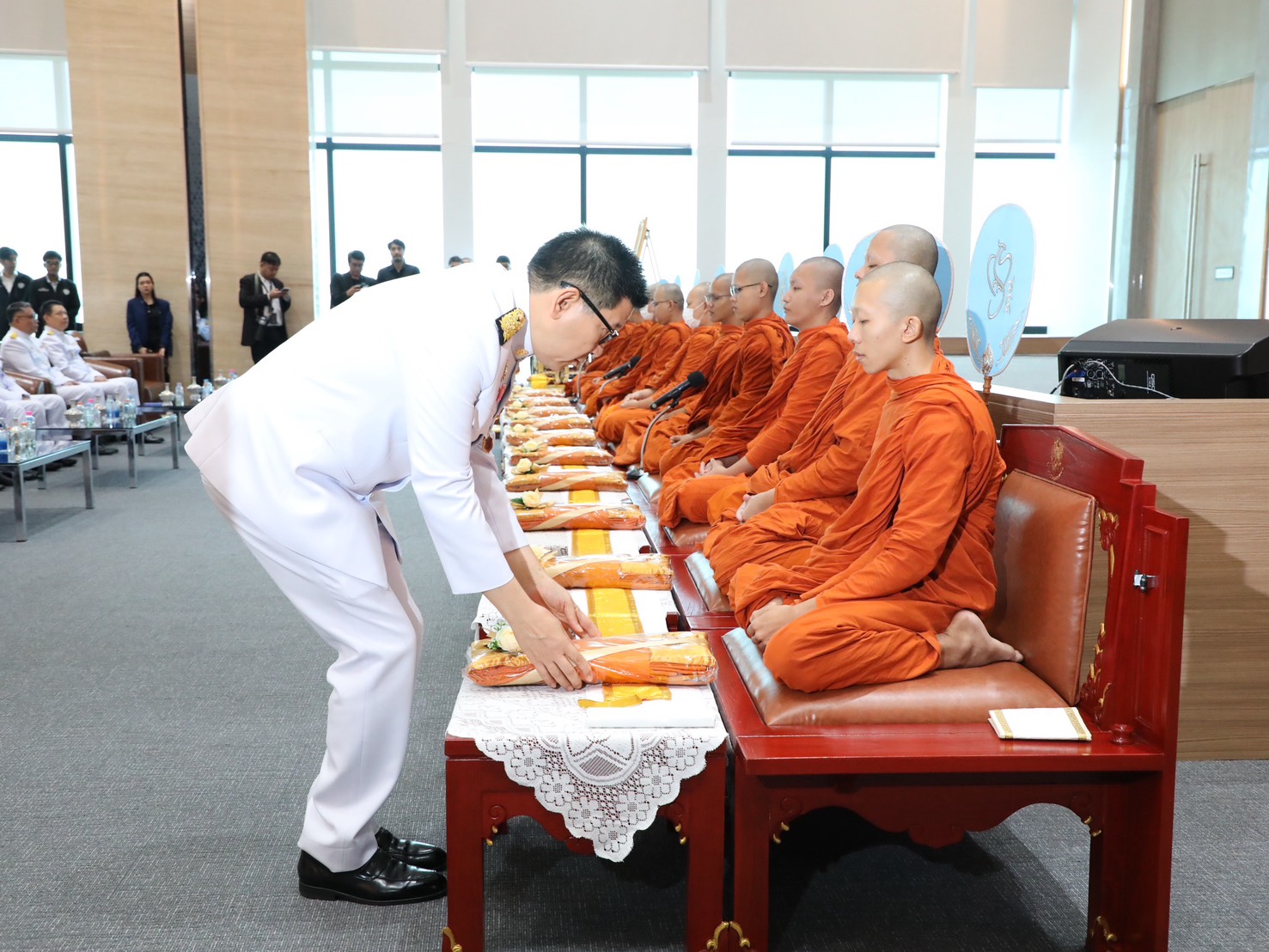 สำนักงานคณะกรรมการนโยบายรัฐวิสาหกิจ ร่วมพิธีบำเพ็ญกุศลปัญญาสมวาร (ครบ 50 วัน) เพื่ออุทิศถวายเป็นพระราชกุศลแด่สมเด็จพระเจ้าลูกเธอเจ้าฟ้าพัชรกิติยาภา นเรนทิราเทพยวดี กรมหลวงราชสาริณีสิริพัชร มหาวัชรราชธิดา