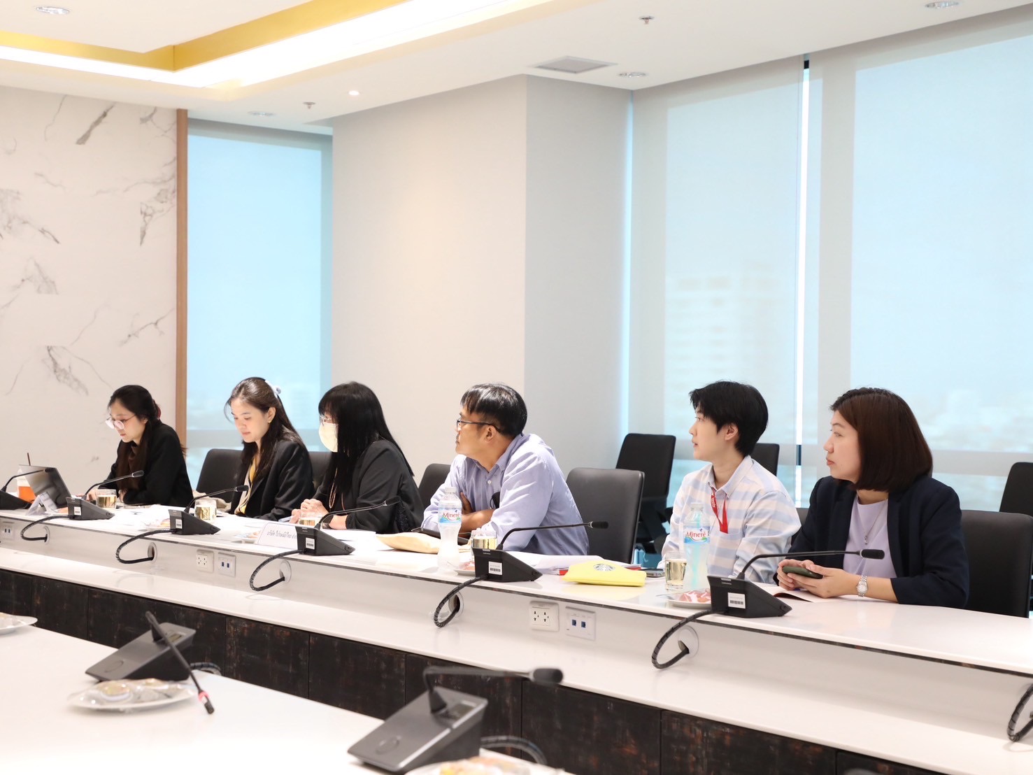 การประชุมหารือเกี่ยวกับข้อสงวนในบทรัฐวิสาหกิจ ภายใต้การเจรจาความตกลงการค้าเสรีระหว่างไทยและสหภาพยุโรป (Thailand-EU Free Trade Agreement) ในระหว่างวันที่ 4-6 สิงหาคม 2568 ณ ชั้น 15 สำนักงานคณะกรรมการนโยบายรัฐวิสาหกิจ อาคาร 150 ปี กระทรวงการคลัง