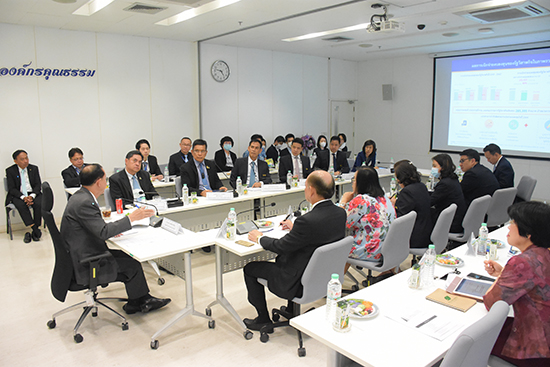 รัฐมนตรีว่าการกระทรวงการคลังพร้อมคณะเข้าตรวจเยี่ยม สคร.