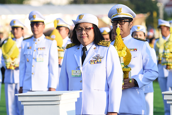 สคร. เข้าร่วมพิธีถวายพานพุ่มดอกไม้ราชสักการะ ถวายราชสดุดีและถวายบังคม เนื่องในวันคล้ายวันพระบรมราชสมภพในหลวงรัชกาลที่ 9