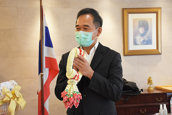 สคร. ร่วมอวยพรและขอพรปีใหม่ 2565 ผู้บริหารระดับสูงกระทรวงการคลัง