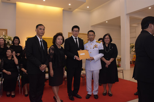 สคร. ร่วมเป็นเจ้าภาพงานสวดพระอภิธรรมศพ มารดา อดีต ผอ. สคร.