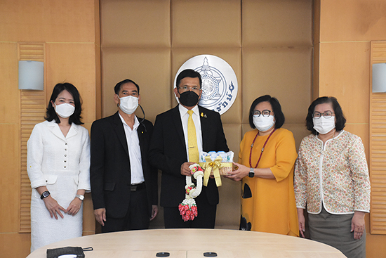 สคร. ร่วมอวยพรและขอพรปีใหม่ 2565 อธิบดีกรมธนารักษ์