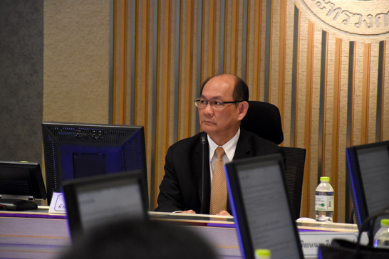 นายจุมพล ริมสาคร รองปลัดกระทรวงการคลัง เป็นประธานการประชุมคณะกรรมการประเมินผลงานรัฐวิสาหกิจ ครั้งที่ 6/2559