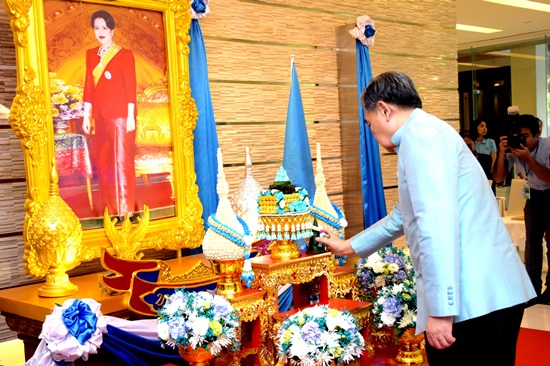 สคร.เข้าร่วมพิธีลงนามถวายพระพร เนื่องในโอกาสมหามงคลเฉลิมพระชนมพรรษา 86 พรรษา สมเด็จพระนางเจ้าสิริกิติ์ พระบรมราชินีนาถ ในรัชกาลที่ 9