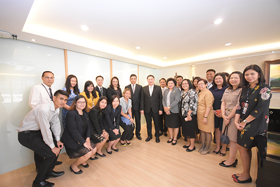 สคร. ร่วมอวยพรปีใหม่ 2562 ปลัดกระทรวงการคลัง