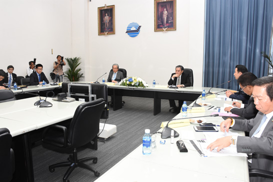 บรรยากาศการประชุมติดตาม/เร่งรัดการเบิกจ่ายงบลงทุนของรัฐวิสาหกิจที่มีแผนการลงทุนขนาดใหญ่จำนวน 17 แห่ง