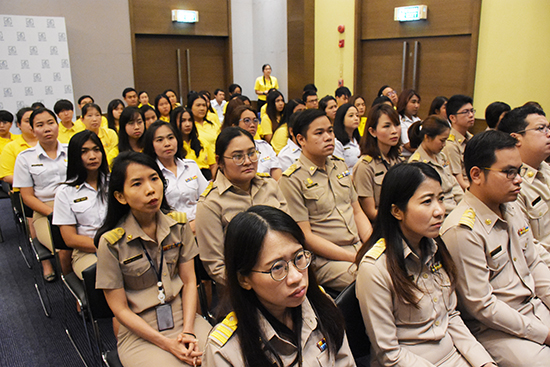 สคร. จัดบรรยายเรื่อง สถาบันพระมหากษัตริย์กับประเทศไทย โดยวิทยากร จิตอาสา 904