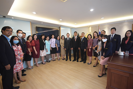 สคร. ร่วมแสดงความยินดีกับปลัดกระทรวงการคลังเนื่องในโอกาสเข้ารับตำแหน่งใหม่