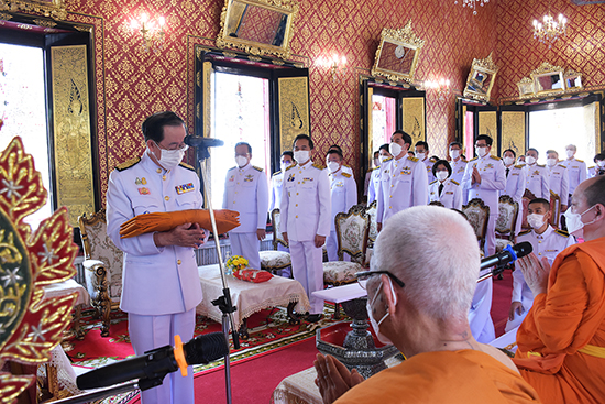 สคร. เข้าร่วมพิธีถวายผ้าพระกฐินพระราชทานกระทรวงการคลัง ประจำปี พ.ศ. 2564 