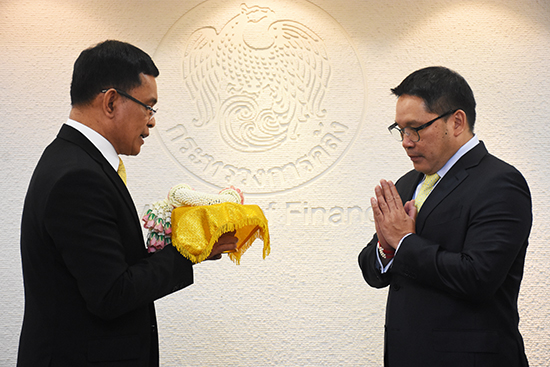 สคร. ร่วมอวยพรและขอพรปีใหม่ 2563 ผู้บริหารระดับสูงกระทรวงการคลัง