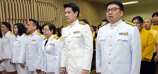 สคร. จัดพิธีถวายสัตย์ปฏิญาณเพื่อเป็นข้าราชการที่ดีและพลังของแผ่นดิน