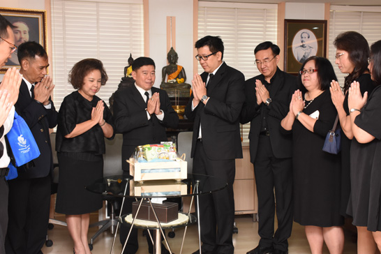 สคร. ร่วมอวยพรปีใหม่ 2560 แด่นายอำนวย ปรีมนวงศ์ รองปลัดกระทรวงการคลัง