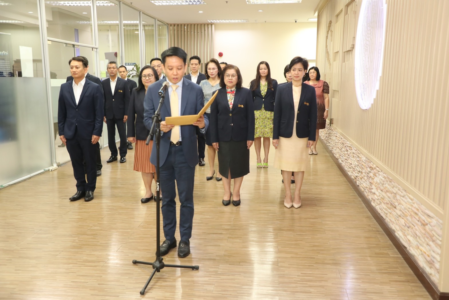 สคร. จัดงานประกาศเจตนารมณ์ เพื่อขับเคลื่อนองค์กรคุณธรรม