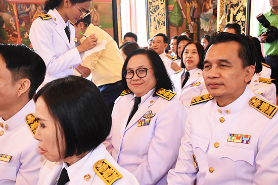 สคร. ร่วมพิธีถวายผ้าพระกฐินพระราชทานกระทรวงการคลัง ประจำปี พ.ศ. 2562