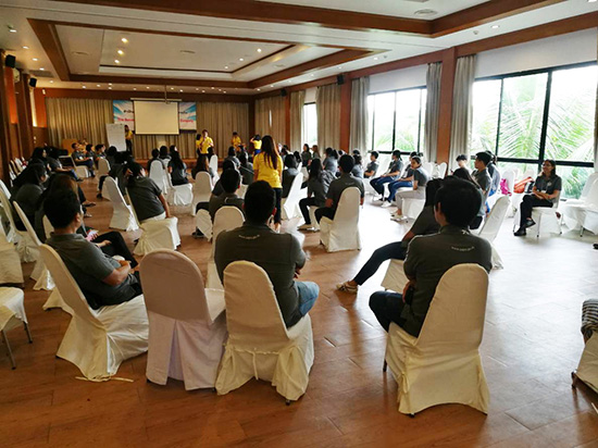 สคร. จัดโครงการฝึกอบรมหลักสูตร The Successful Leadership of Team and Company ระหว่างวันที่ 16 - 18 พฤศจิกายน 2561 ณ ห้องประชุม นาคาบอลลูม โรงแรมนาคาปุระ รีสอร์ทแอนต์สปา จังหวัดกระบี่