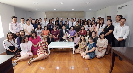 สคร.ร่วมแสดงความยินดีกับนายภูมิศักดิ์  ผอ.สบน. เนื่องในโอกาสเข้ารับตำแหน่งใหม่