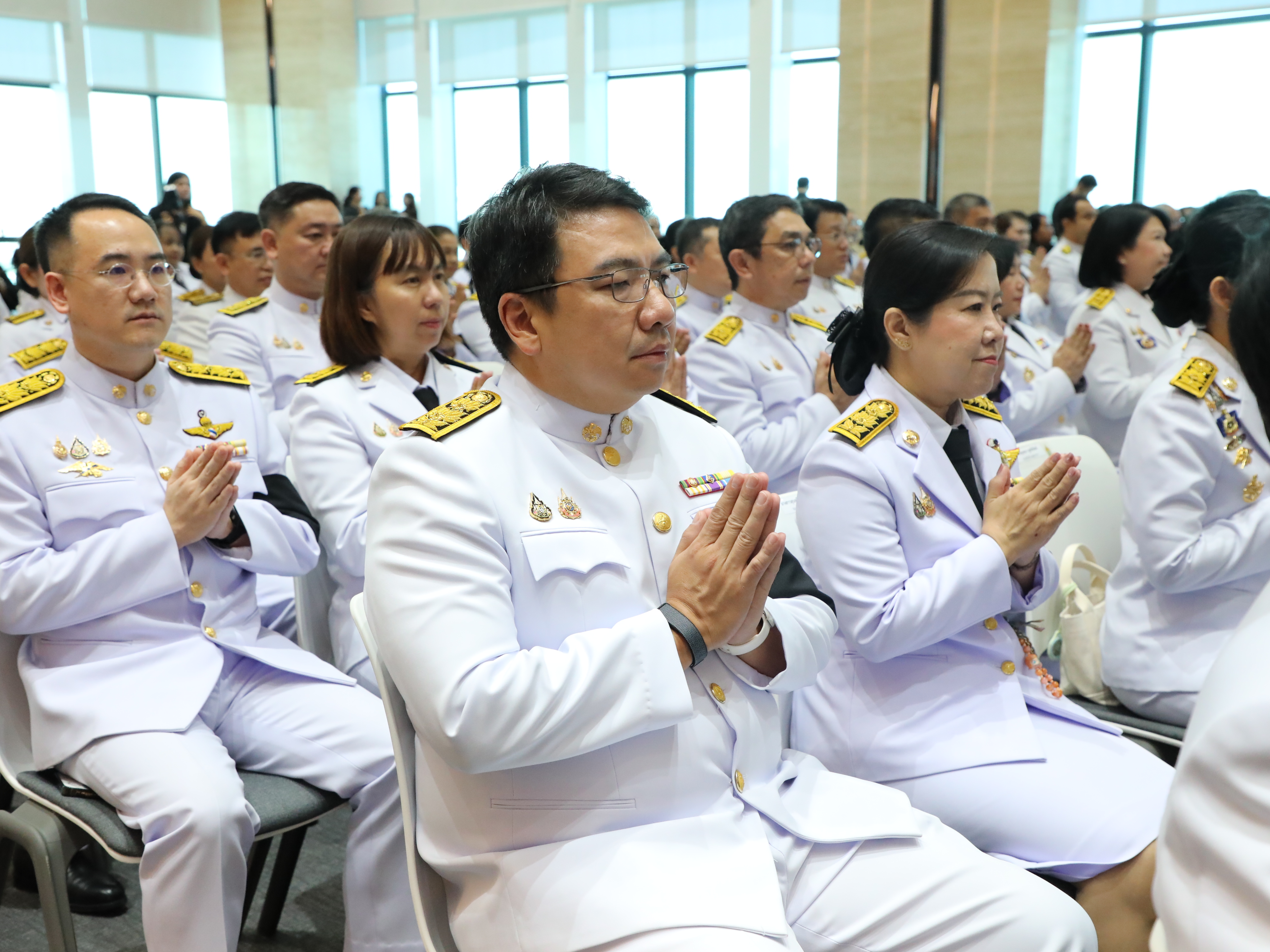 สำนักงานคณะกรรมการนโยบายรัฐวิสาหกิจ เข้าร่วมพิธีบำเพ็ญกุศลปัณรสมวาร (ครบ 15 วัน) เพื่ออุทิศถวายเป็นพระราชกุศลแด่สมเด็จพระเจ้าลูกเธอ เจ้าฟ้าพัชรกิติยาภา นเรนทิราเทพยวดี กรมหลวงราชสาริณีสิริพัชร มหาวัชรราชธิดา