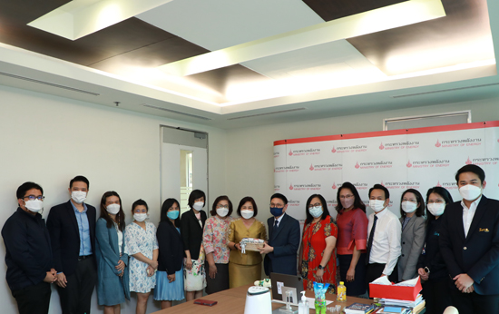 สคร. ร่วมอวยพรและขอพรปีใหม่ 2566 ปลัดกระทรวงพลังงาน