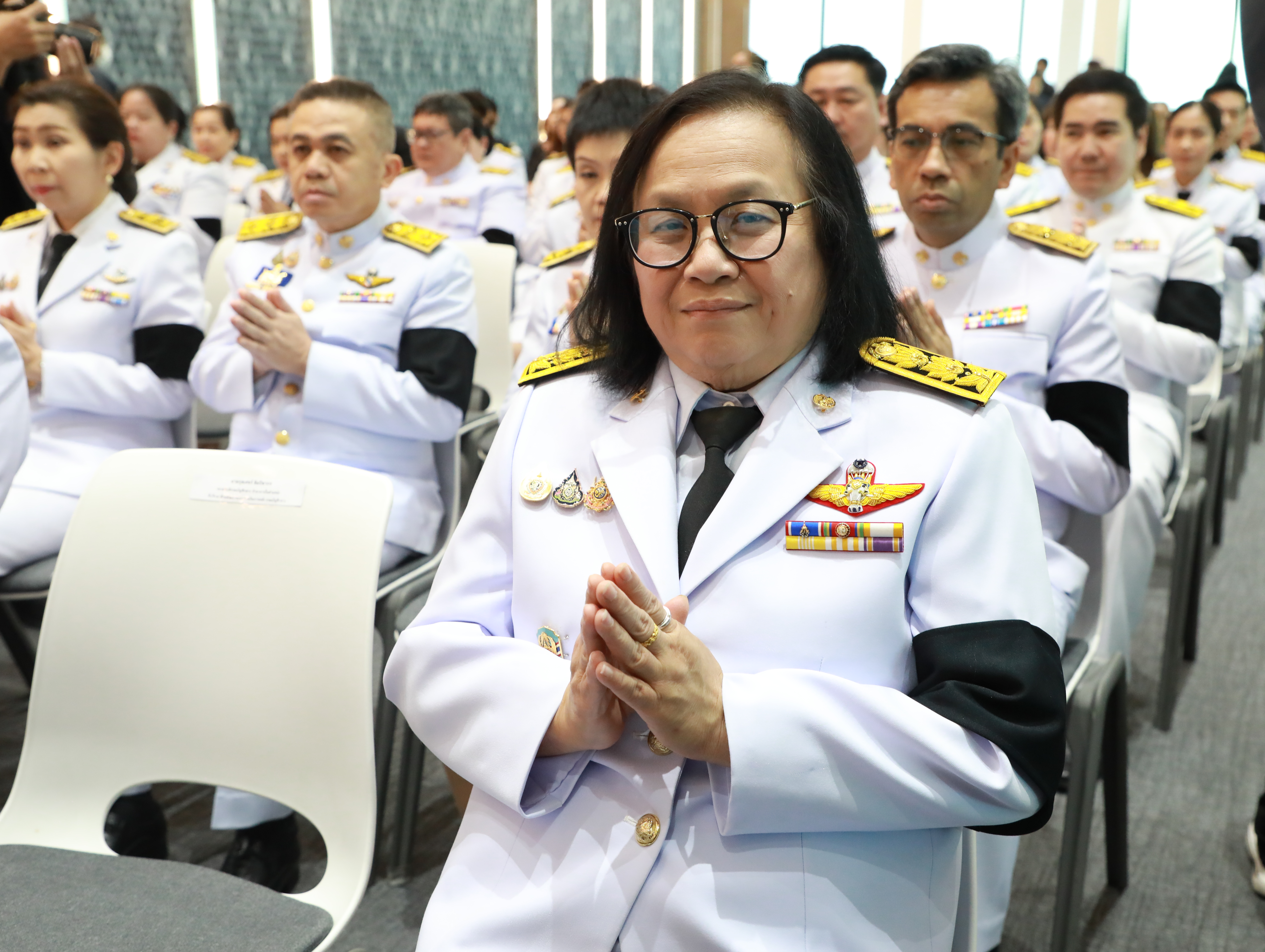 สำนักงานคณะกรรมการนโยบายรัฐวิสาหกิจ ร่วมพิธีบำเพ็ญกุศลปัญญาสมวาร (ครบ 50 วัน) เพื่อถวายเป็นพระราชกุศลแด่สมเด็จพระนางเจ้าสิริกิติ์ พระบรมราชินีนาถ พระบรมราชชนนีพันปีหลวง