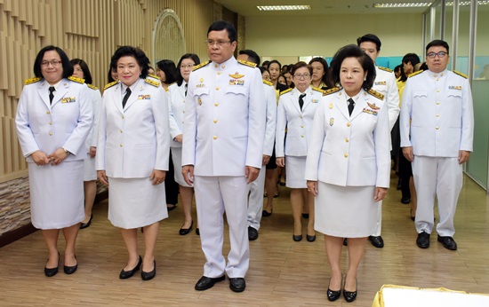 สคร. จัดพิธีถวายสัตย์ปฏิญาณเพื่อเป็นข้าราชการที่ดีและพลังของแผ่นดิน