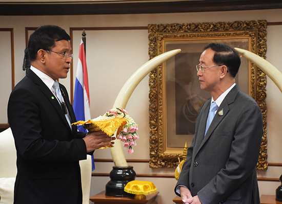 สคร. ร่วมแสดงความยินดีกับรัฐมนตรีว่าการกระทรวงการคลังเนื่องในโอกาสเข้ารับตำแหน่งใหม่