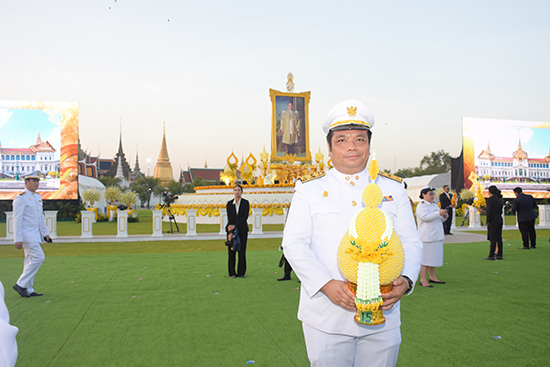 สคร. ร่วมพิธีถวายพานพุ่มราชสักการะเนื่องในวันคล้ายวันเฉลิมพระชนมพรรษา รัชกาลที่ 9