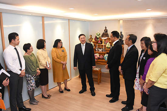 สคร. ร่วมอวยพรและขอพรปีใหม่ 2563 ผู้บริหารระดับสูงกระทรวงการคลัง