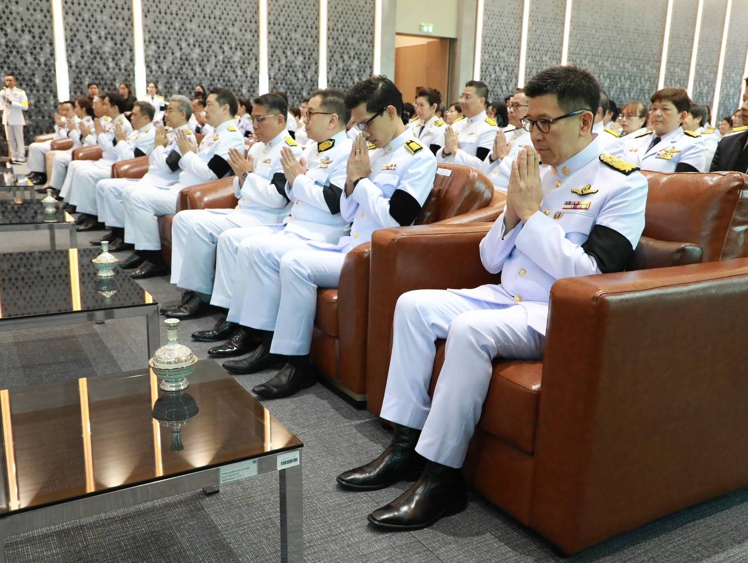 สำนักงานคณะกรรมการนโยบายรัฐวิสาหกิจ ร่วมพิธีบำเพ็ญกุศลปัญญาสมวาร (ครบ 50 วัน) เพื่อถวายเป็นพระราชกุศลแด่สมเด็จพระนางเจ้าสิริกิติ์ พระบรมราชินีนาถ พระบรมราชชนนีพันปีหลวง