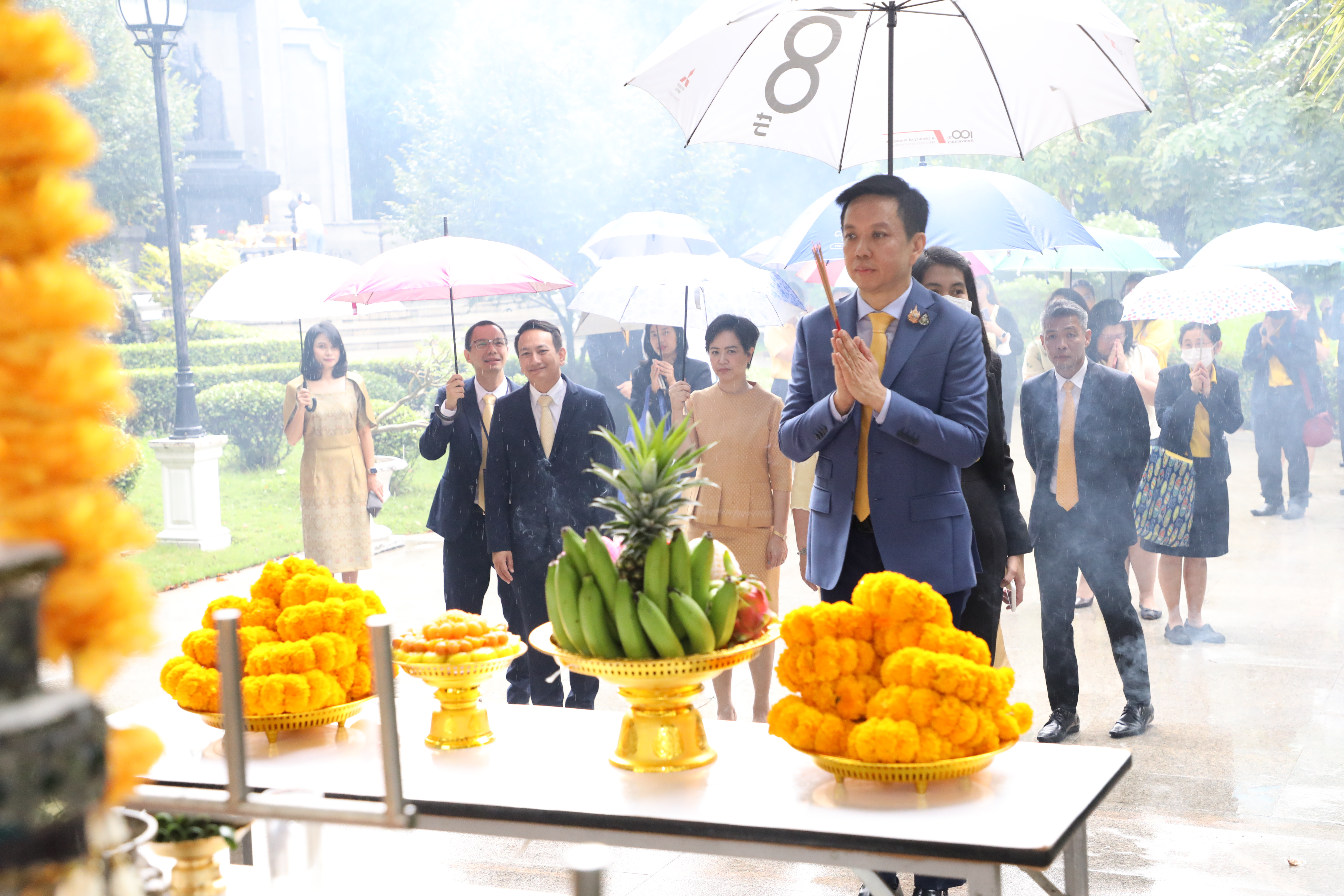 สคร. เข้าสักการะสิ่งศักดิ์สิทธิ์ประจำกระทรวงการคลังและสิ่งศักดิ์สิทธิ์ประจำ สคร. เนื่องในโอกาสวันคล้ายวันสถาปนา สคร. ครบรอบ 22 ปี 