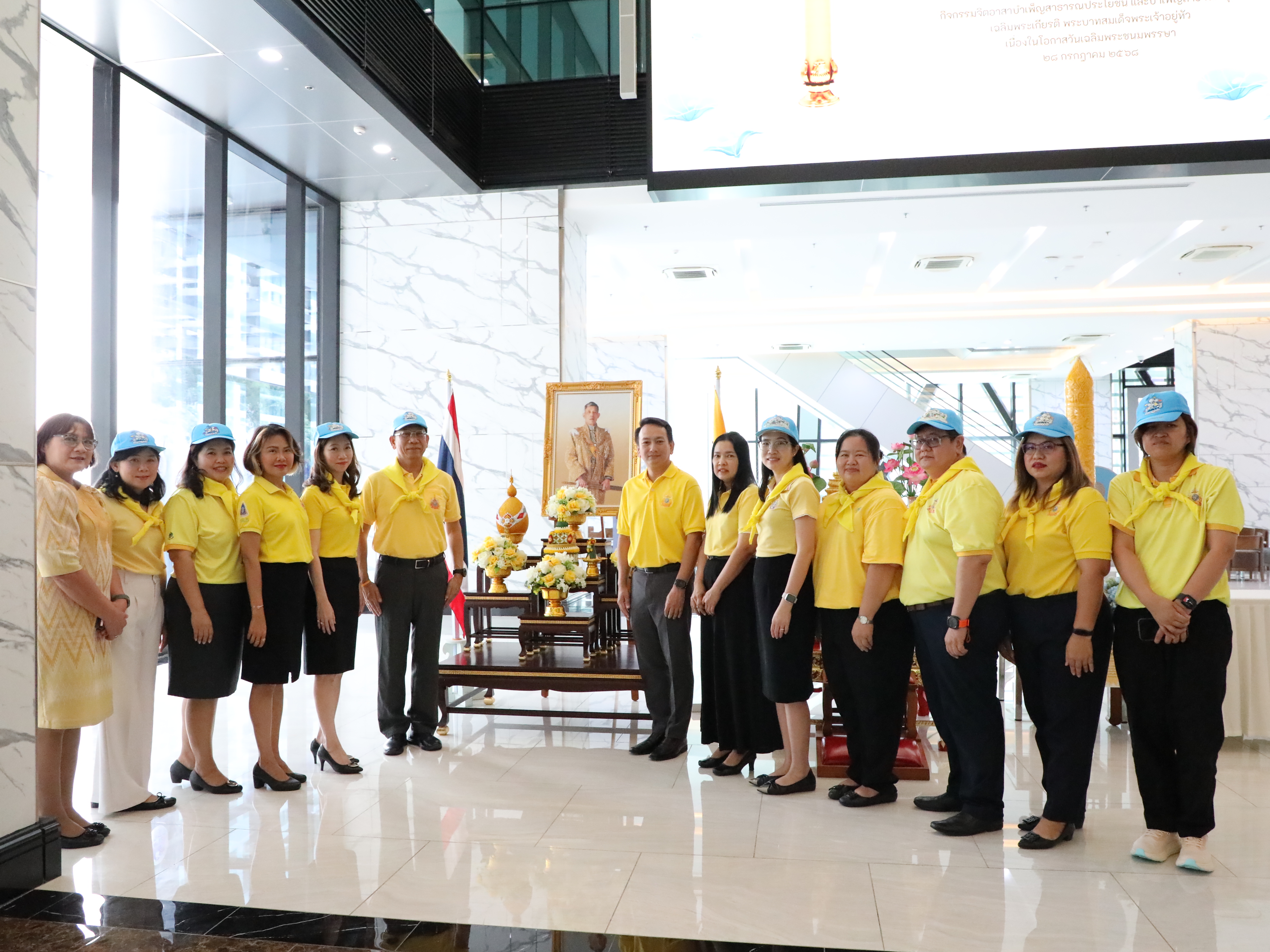 สำนักงานคณะกรรมการนโยบายรัฐวิสาหกิจ ร่วมกับกระทรวงการคลังจัดกิจกรรมถวายเทียนพรรษา ประจำปี 2568 ภายใต้กิจกรรมจิตอาสาบำเพ็ญสาธารณประโยชน์และบำเพ็ญสาธารณกุศลเฉลิมพระเกียรติ พระบาทสมเด็จพระเจ้าอยู่หัว เนื่องในโอกาสวันเฉลิมพระชนมพรรษา 28 กรกฎาคม 2568